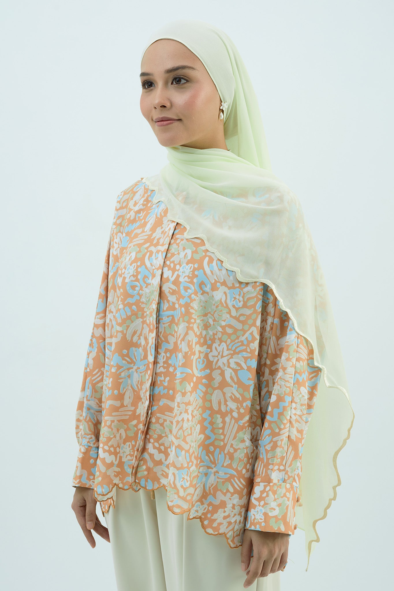 soft chiffon shawl