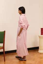Tailored Striped Dress in Amalfi