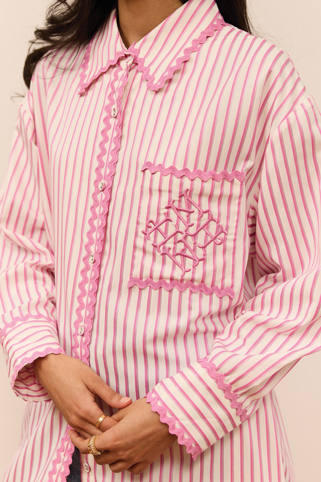 Tailored Striped Dress in Amalfi