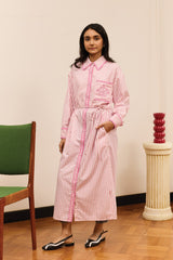 Tailored Striped Dress in Amalfi