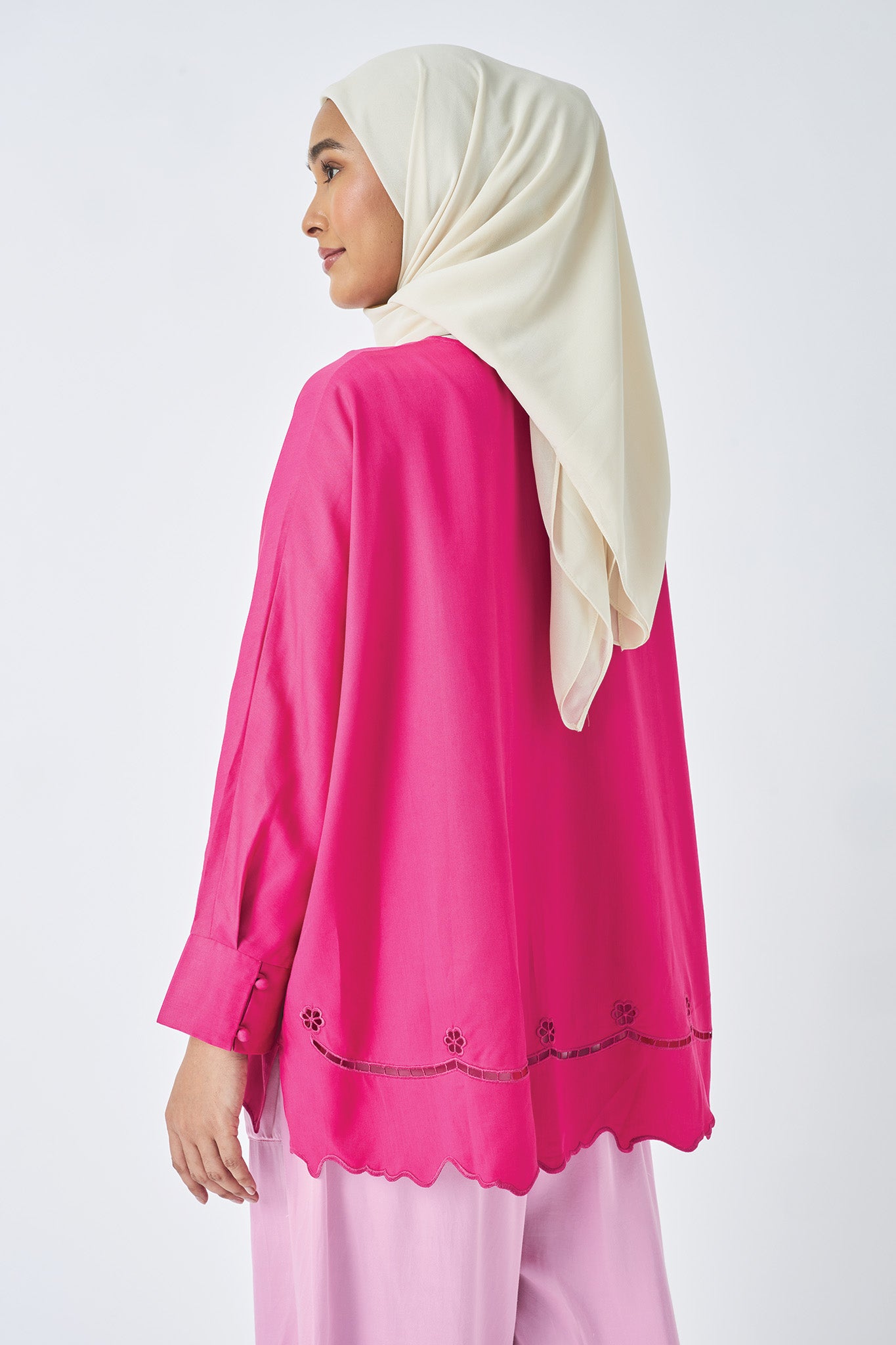 Easy Blouse - Long Sleeve (Berry Bright)