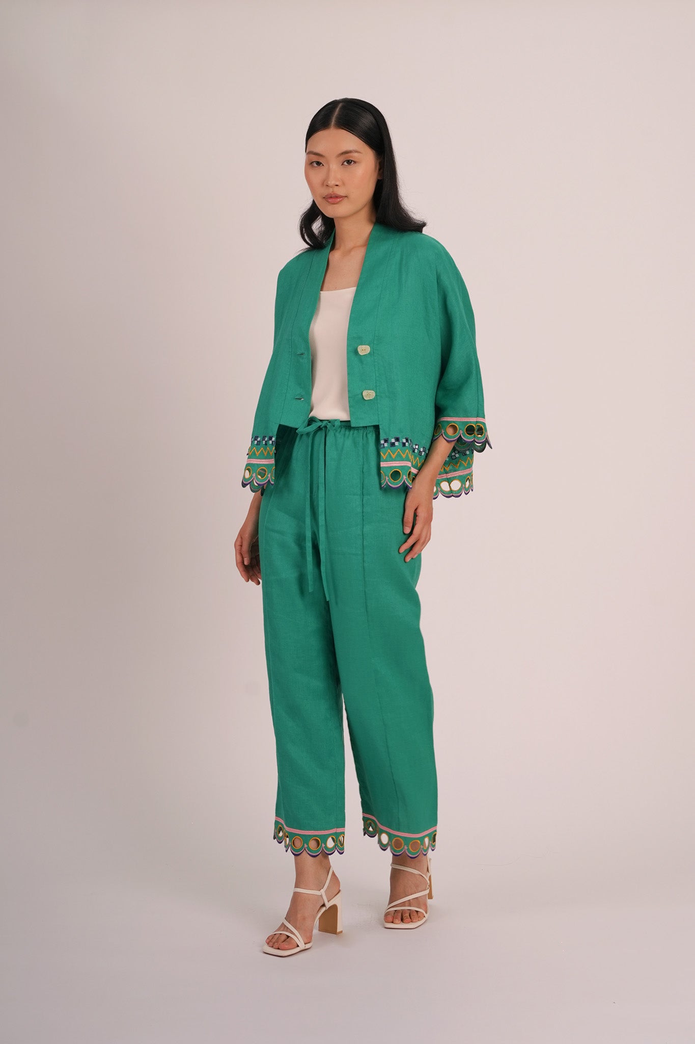 WANDER Linen Pants in Borneo