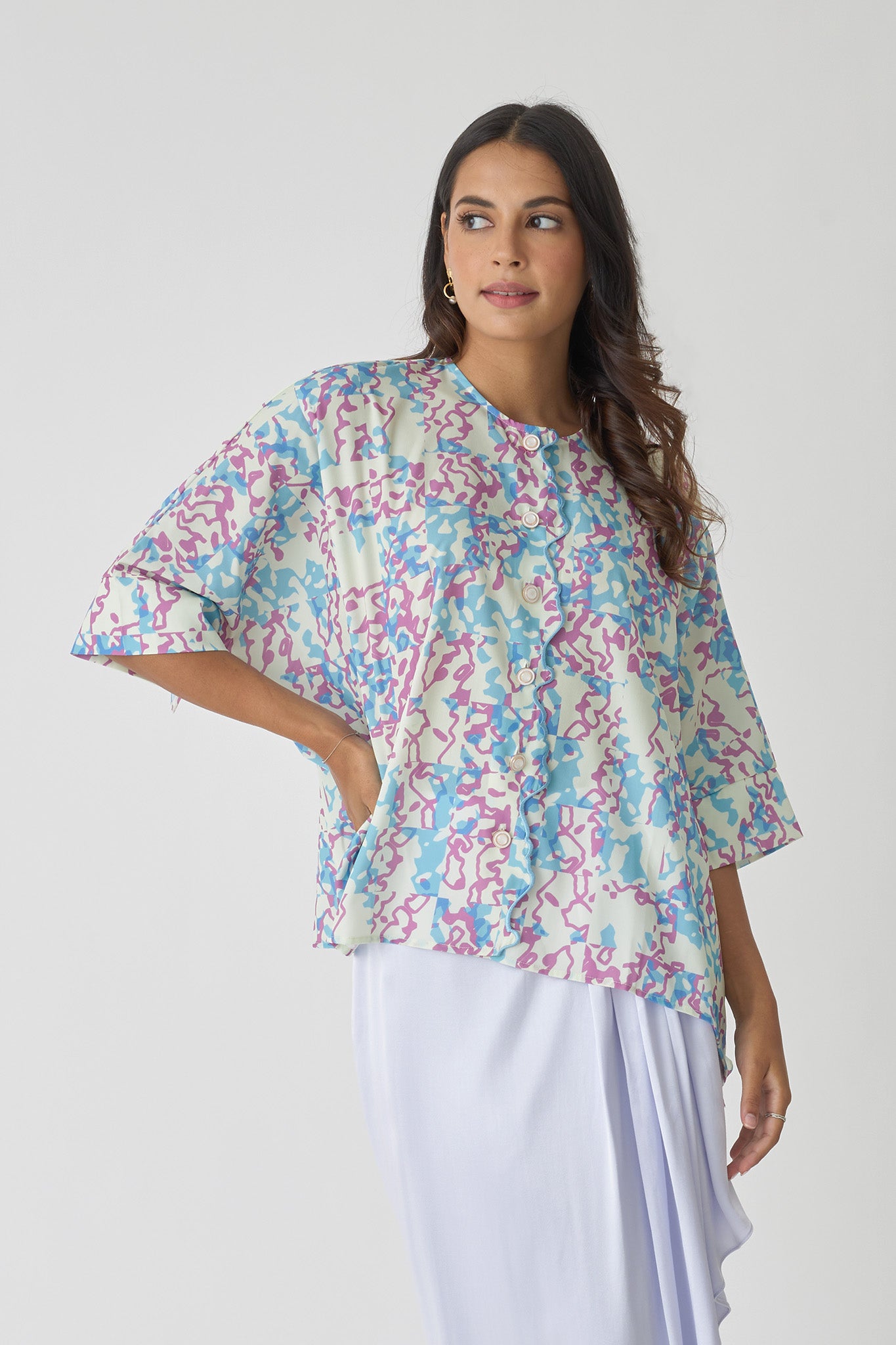 BIJOU Blouse in Orchid