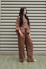 WANDER Kimono in Kyoto Cocoa