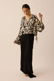 Cascade Skirt in Black