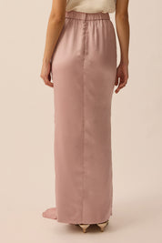 Cascade Skirt in Dusty Rose