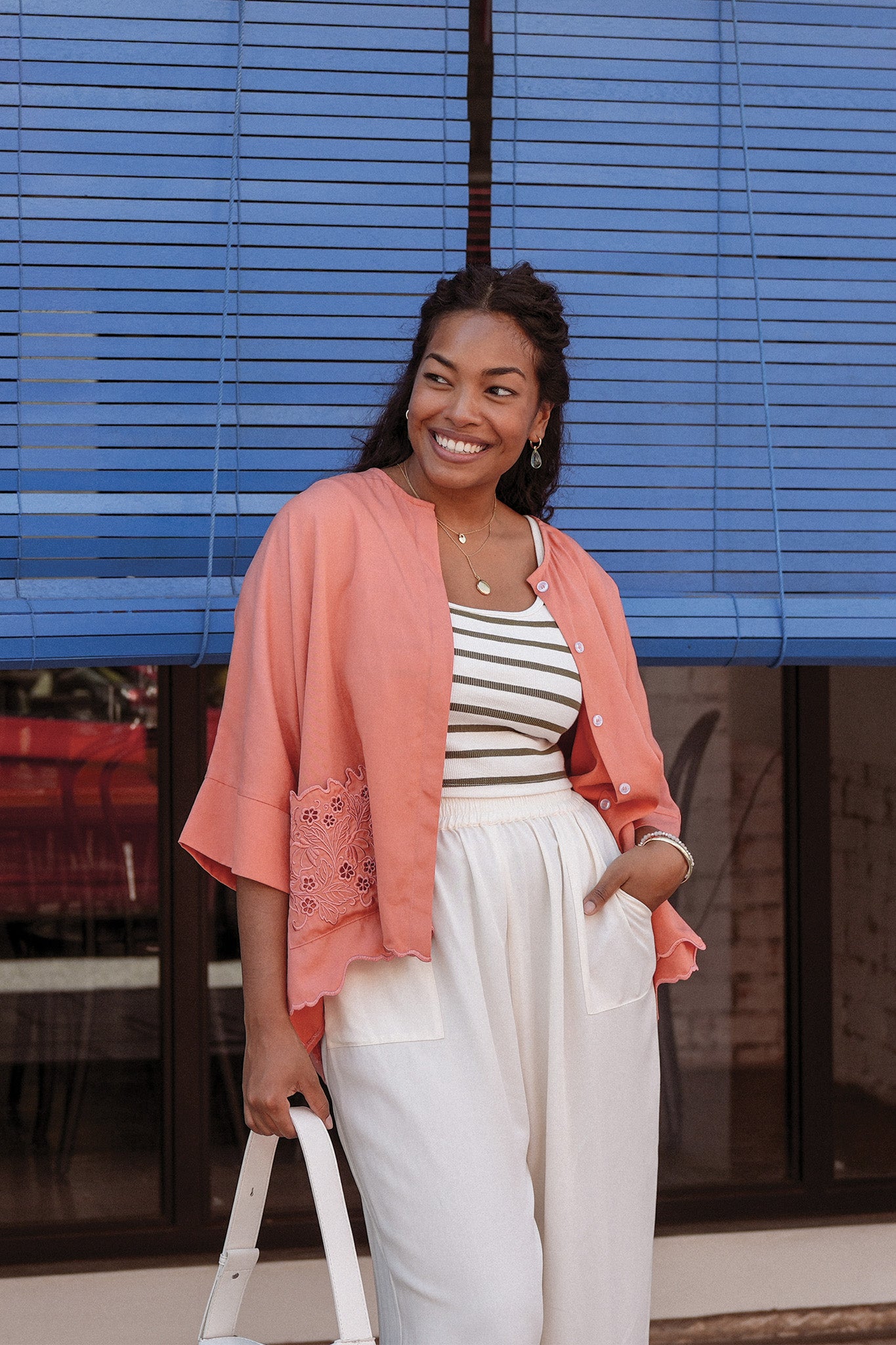 Easy Blouse in Persimmon