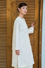 SENSE Classic Kurung in White