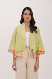 WANDER Kimono in Chile Lime