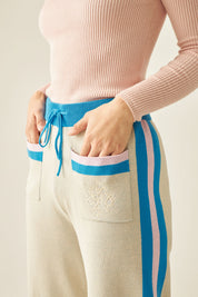 BRAZEN  Lounge Pants in Cool Azure