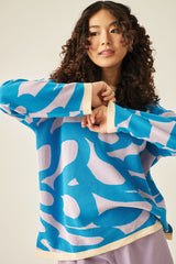 BRAZEN Pullover in Cool Azure
