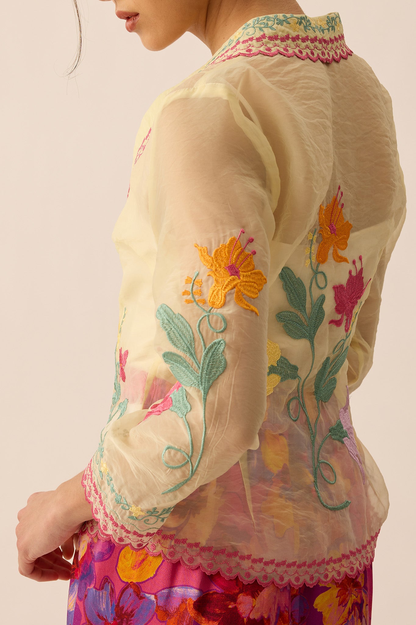 SOUL Kebaya Blouse in Cream