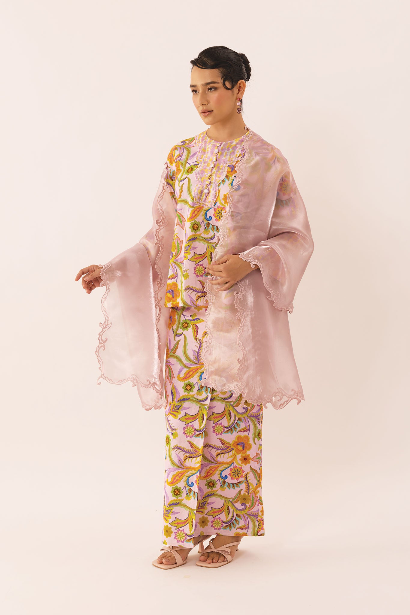 OASIS Embroidered Kurung Kedah in Deco