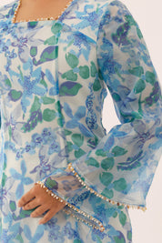 LUSH Embellished Modern Kurung in Divine
