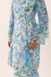 LUSH Embellished Modern Kurung in Divine