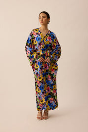 SOUL Draped Kaftan in Clove