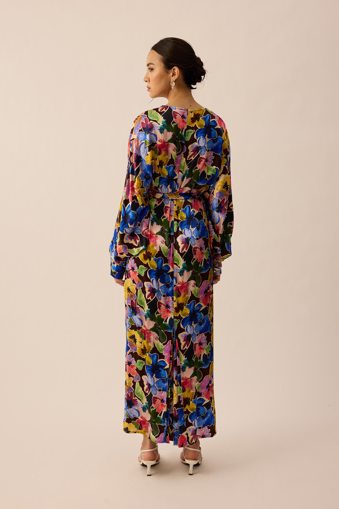 SOUL Draped Kaftan in Clove