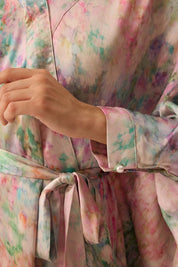 SOUL Draped Kaftan in Garden
