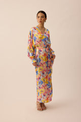 SOUL Draped Kaftan in Paradise