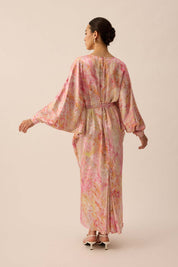 SOUL Draped Kaftan in Punch