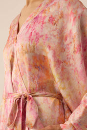 SOUL Draped Kaftan in Punch