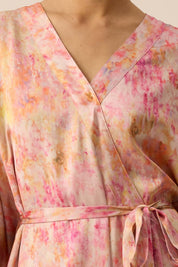 SOUL Draped Kaftan in Punch