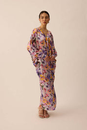 SOUL Draped Kaftan in Rhapsody