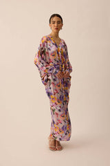 SOUL Draped Kaftan in Rhapsody