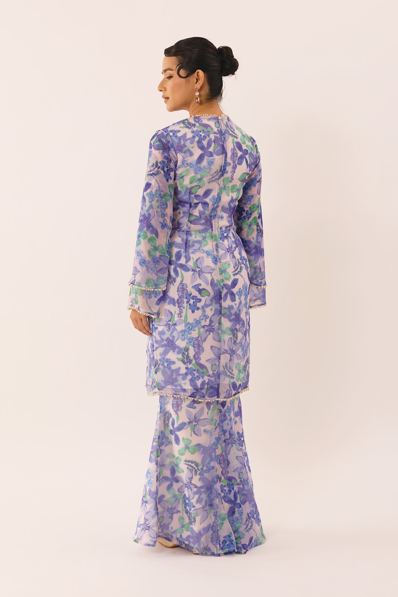 LUSH Embellished Modern Kurung in Dusk