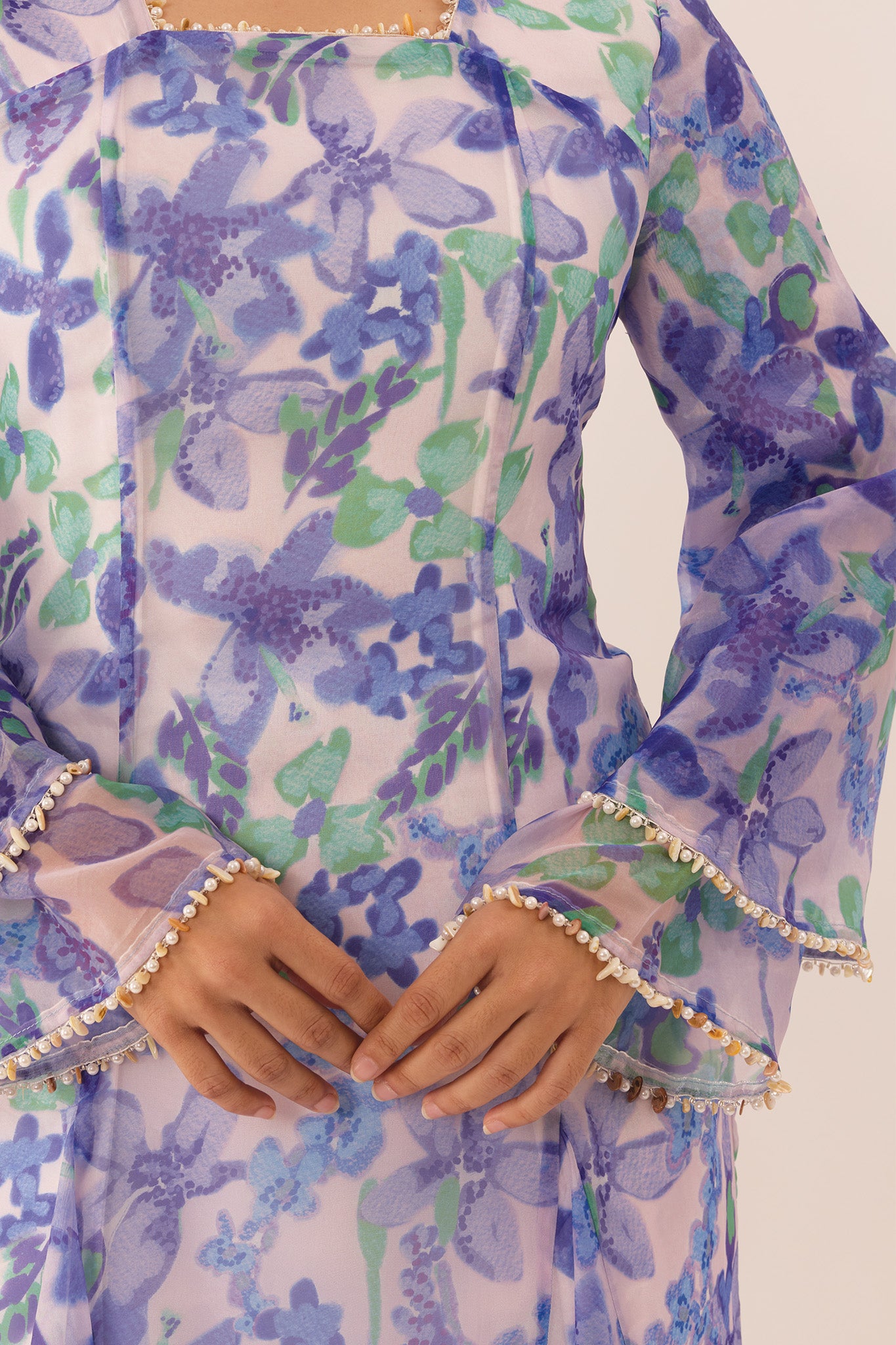 LUSH Embellished Modern Kurung in Dusk