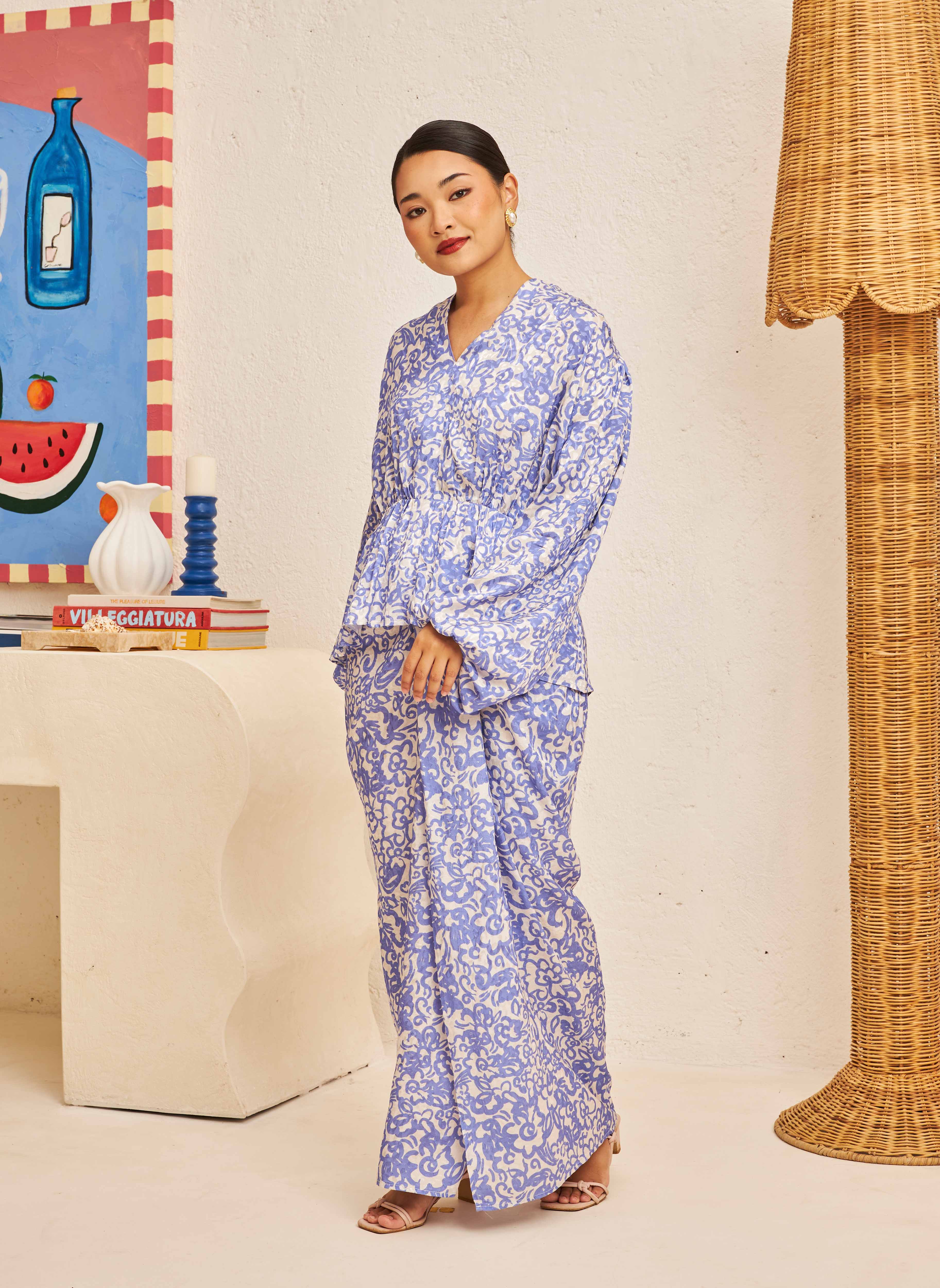 EDEN Draped Set in Sky