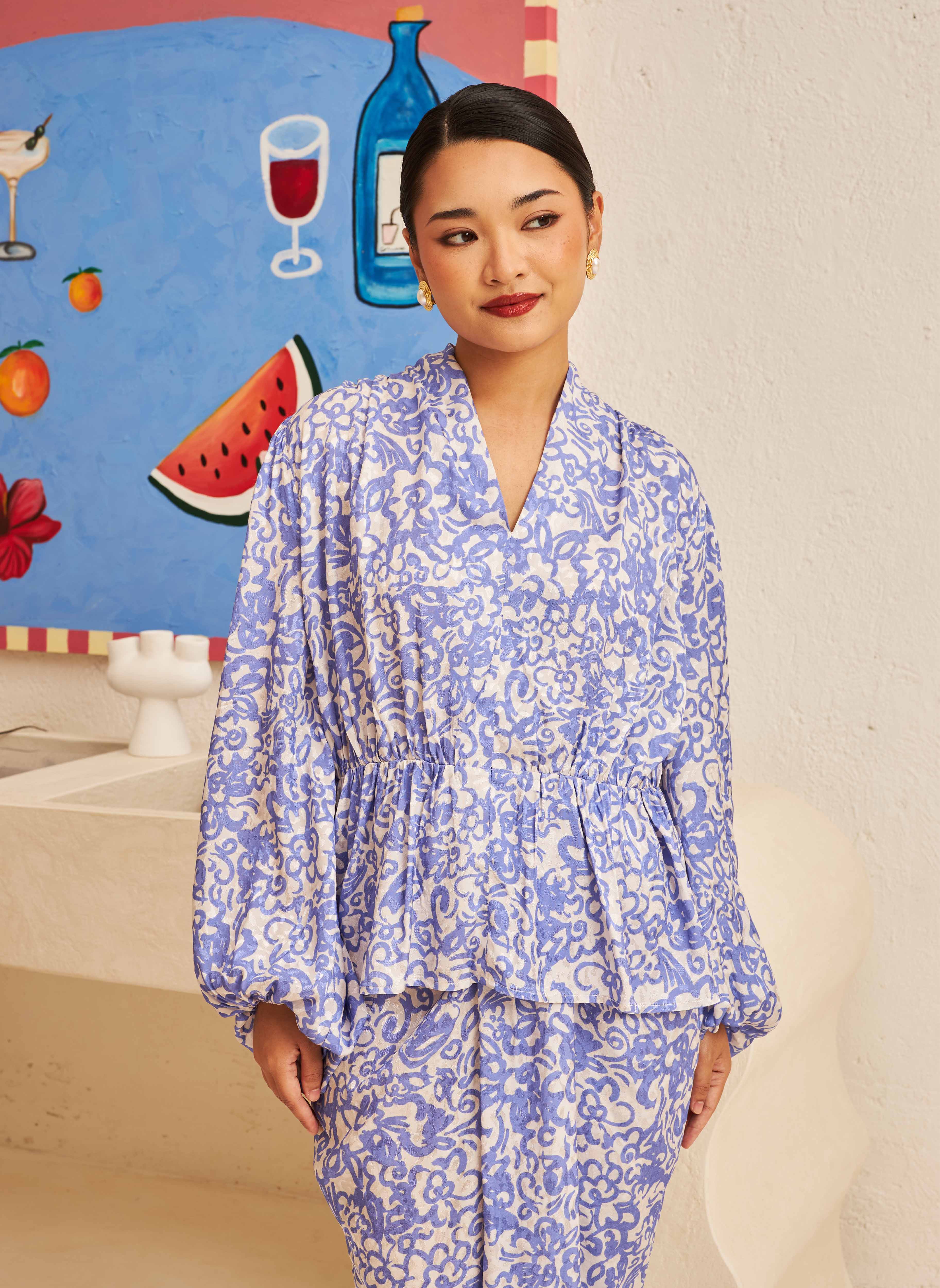 EDEN Draped Set in Sky