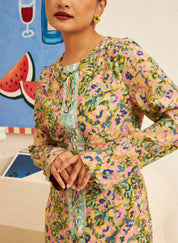 EDEN Modern Kurung in Evergreen