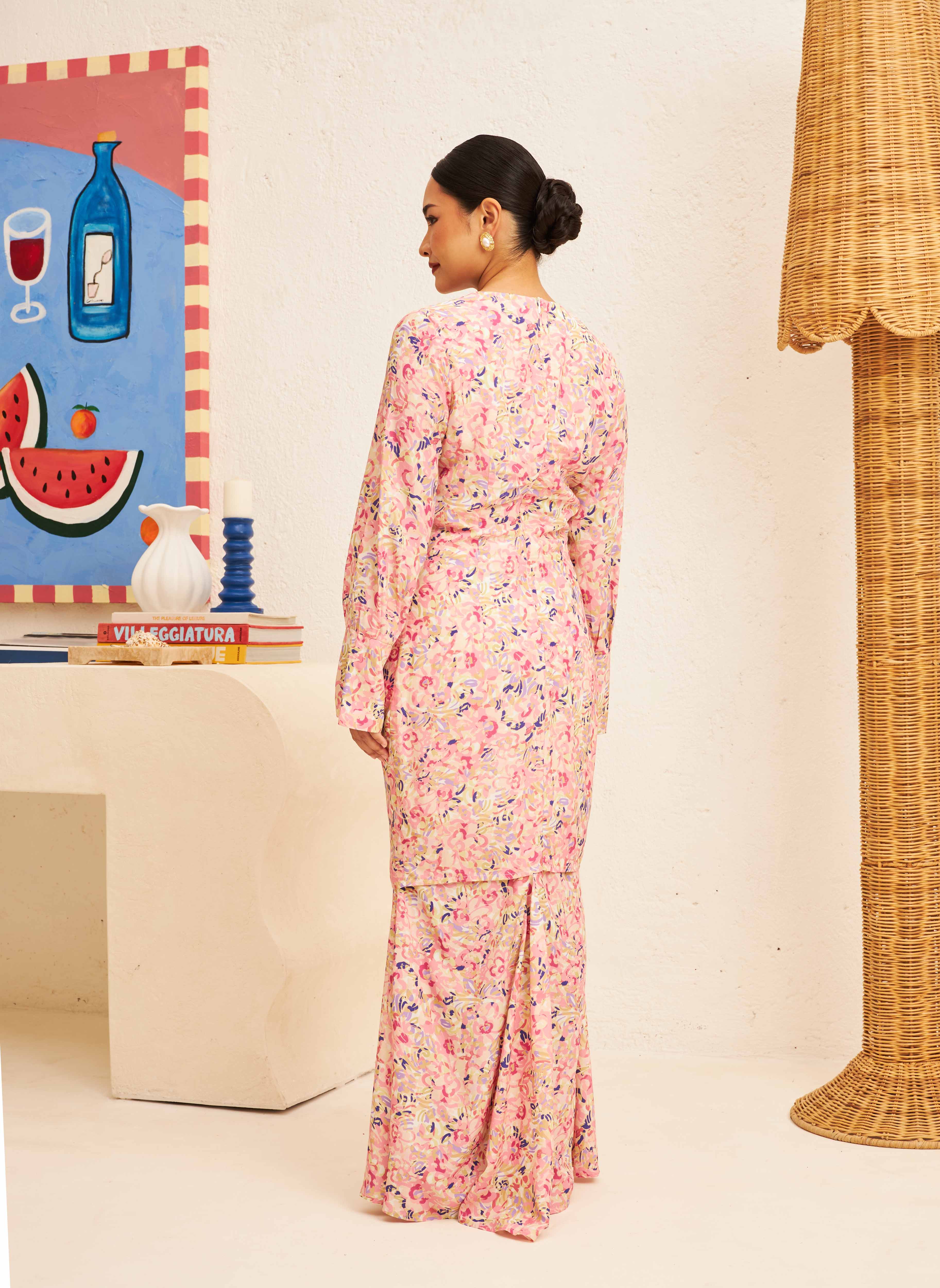 EDEN Modern Kurung in Petal