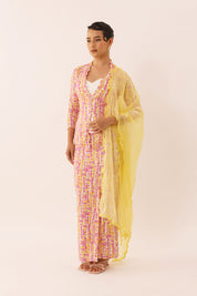 MOSAIC Embroidered Kebaya Set in Fawn