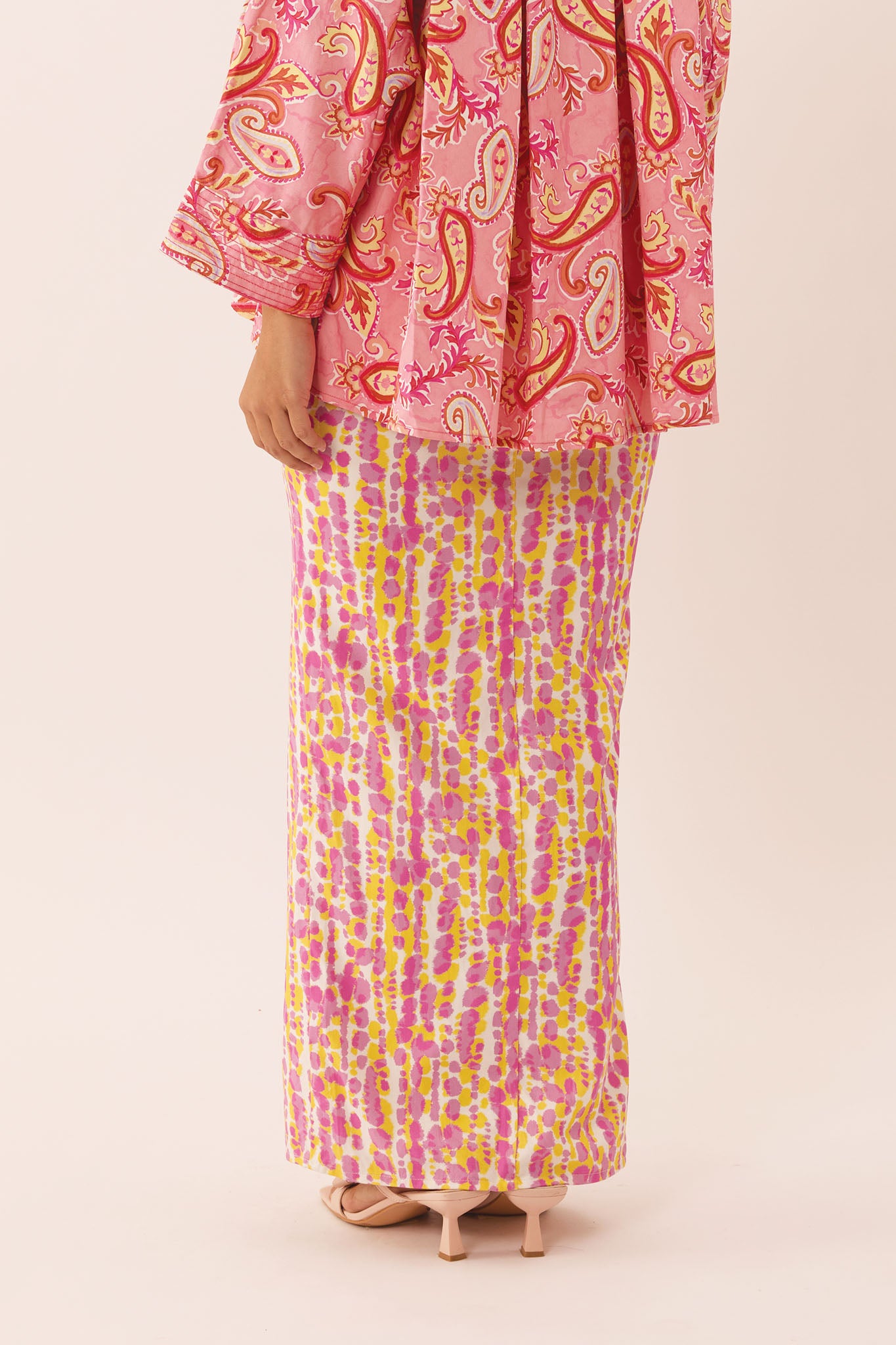 MOSAIC Pencil Skirt in Fawn