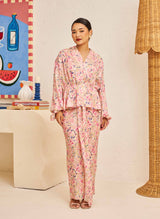 FLORES Draped Set in Petal