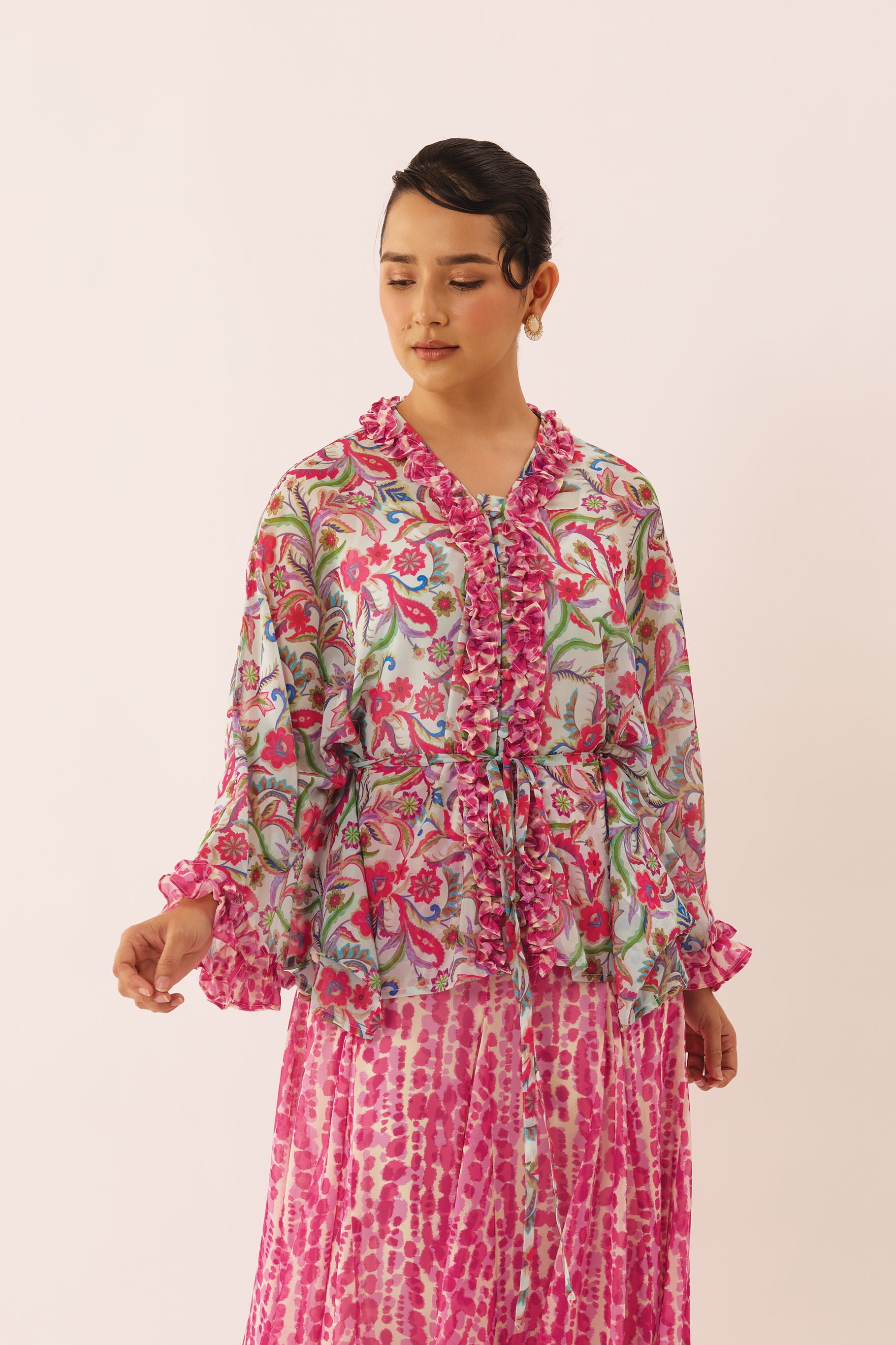 OASIS Batwing Blouse in Flow