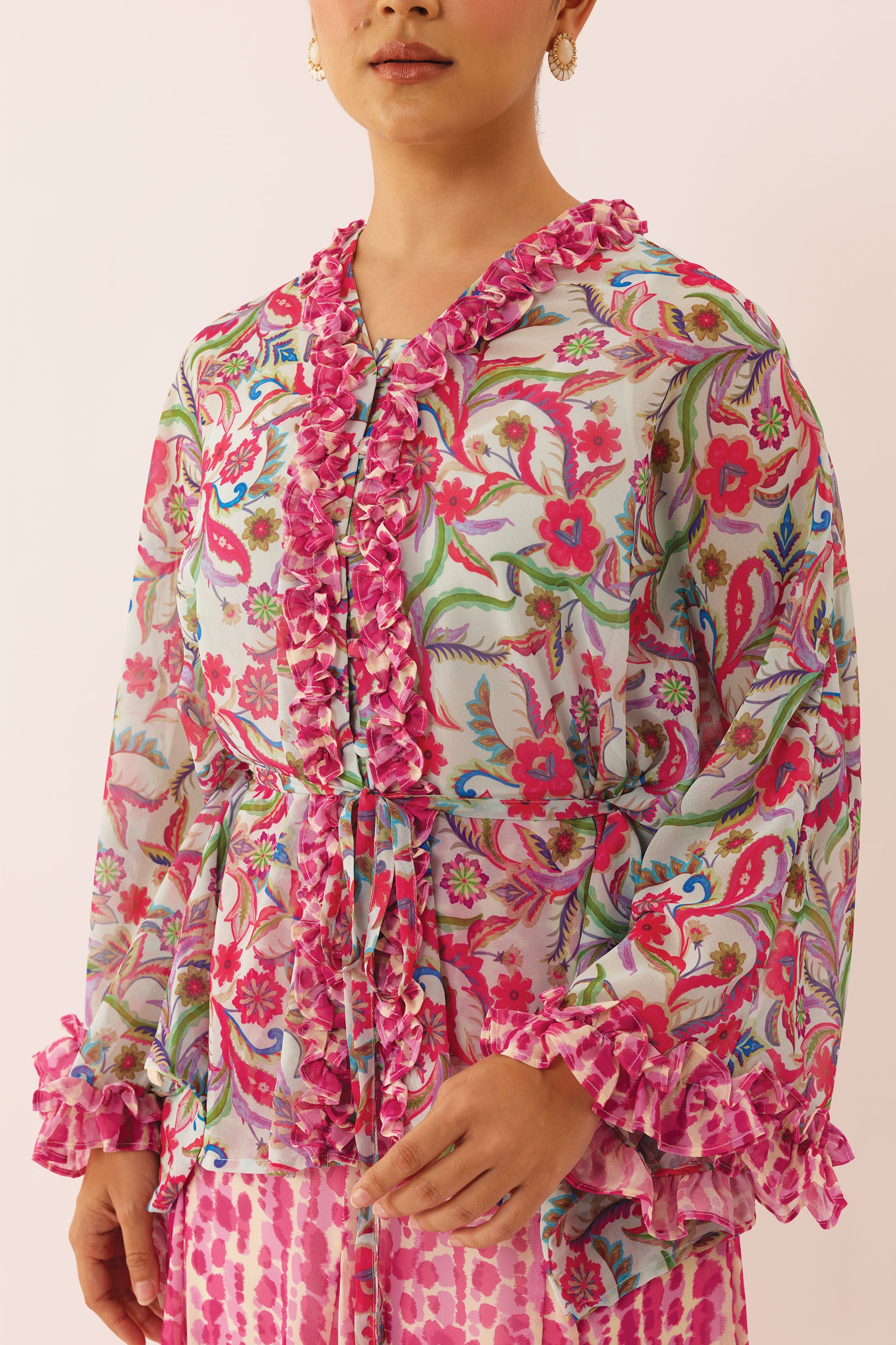 OASIS Batwing Blouse in Flow