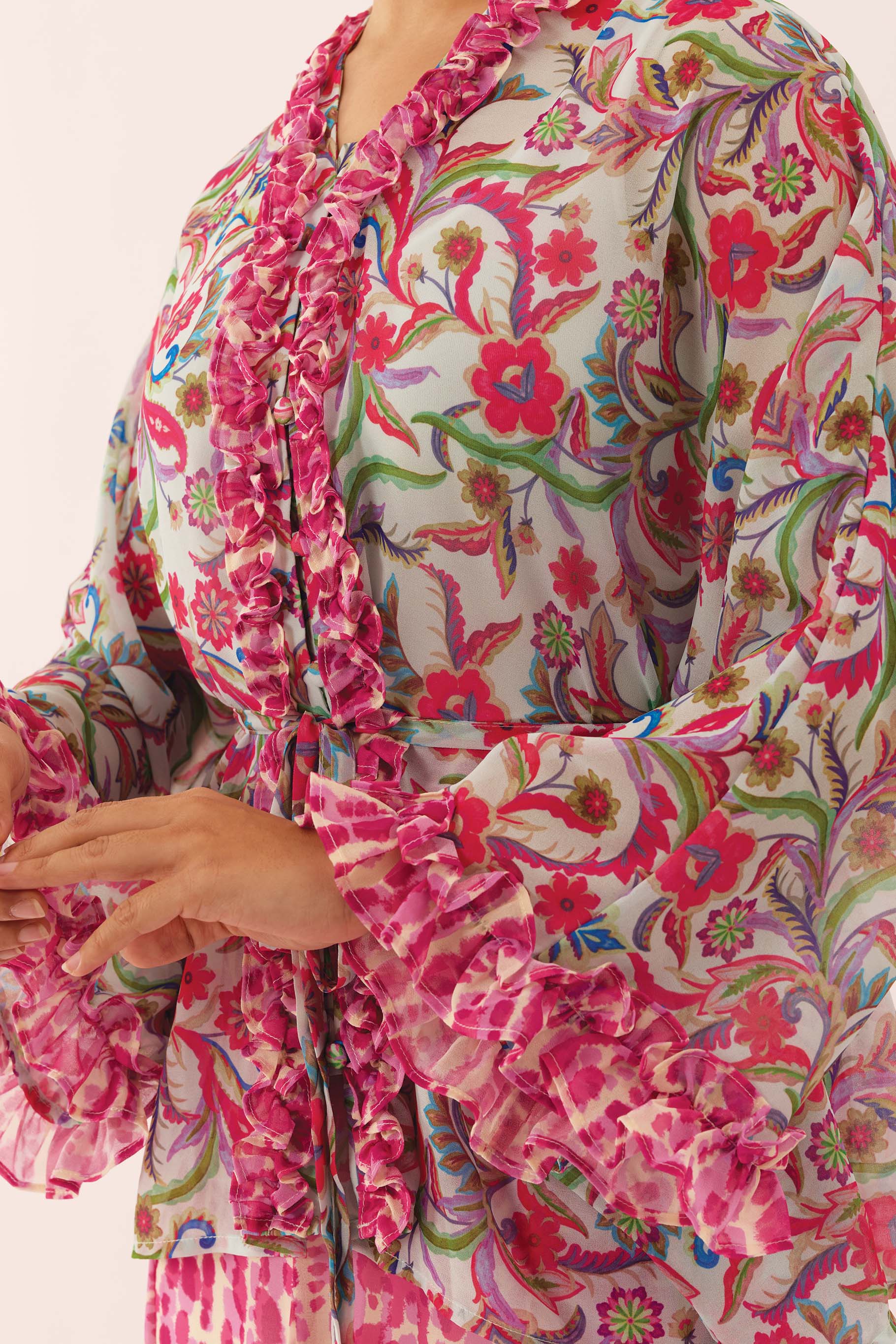 OASIS Batwing Blouse in Flow