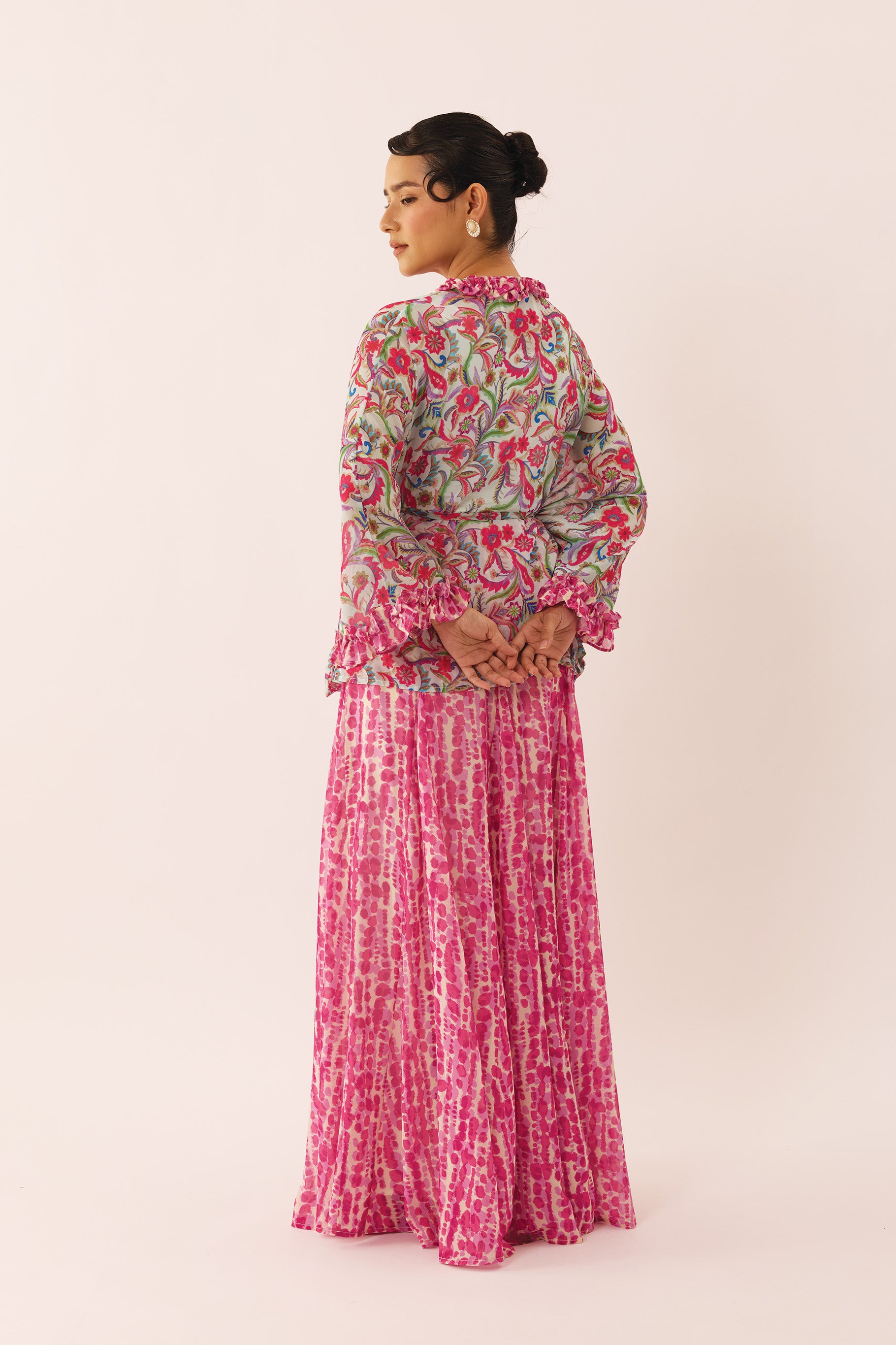 OASIS Batwing Blouse in Flow
