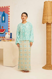 EDEN Front Tie Set in Marine