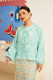 EDEN Front Tie Set in Marine