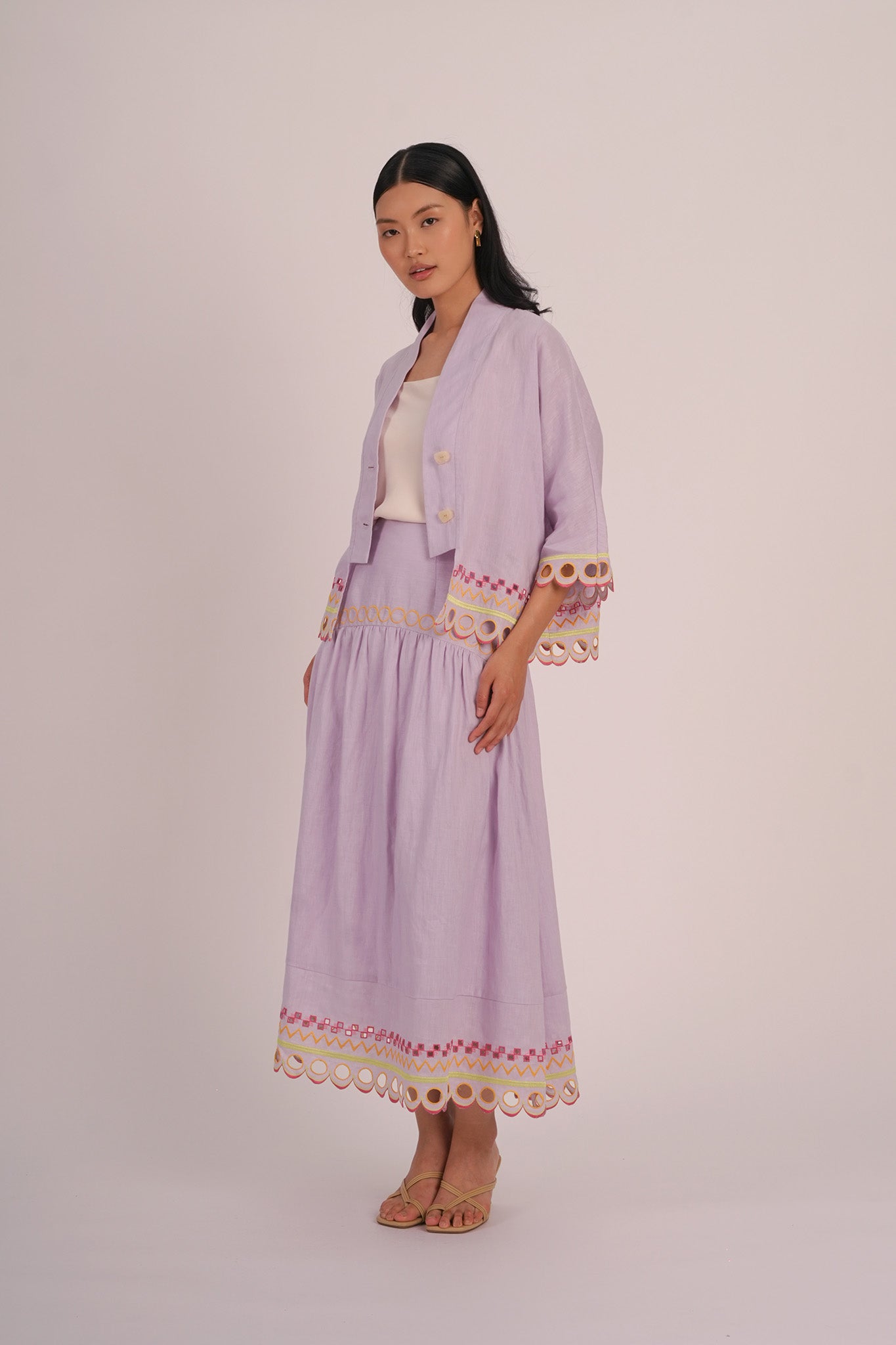 WANDER Swing Skirt in Fuji