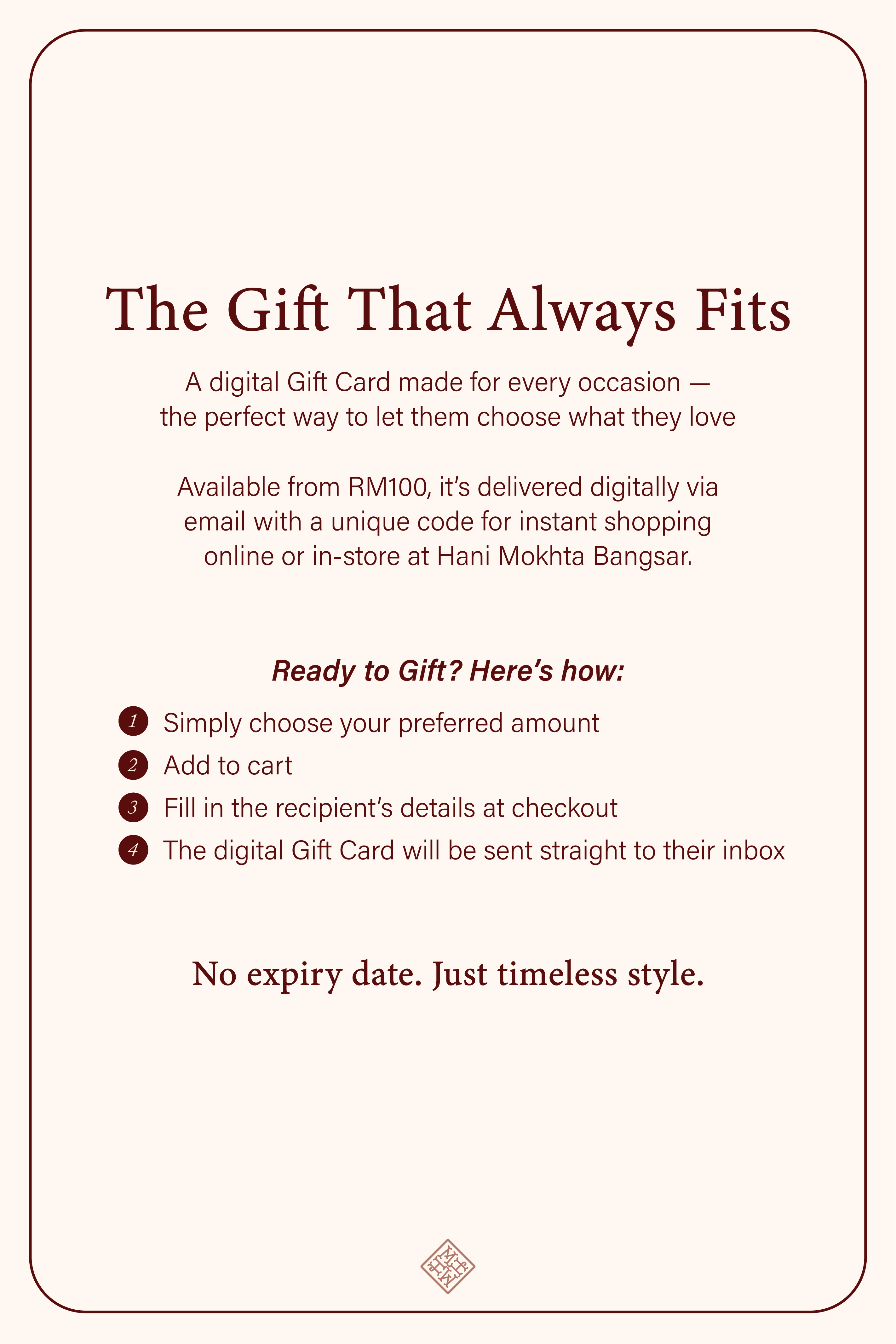 Hani Mokhta Gift Card