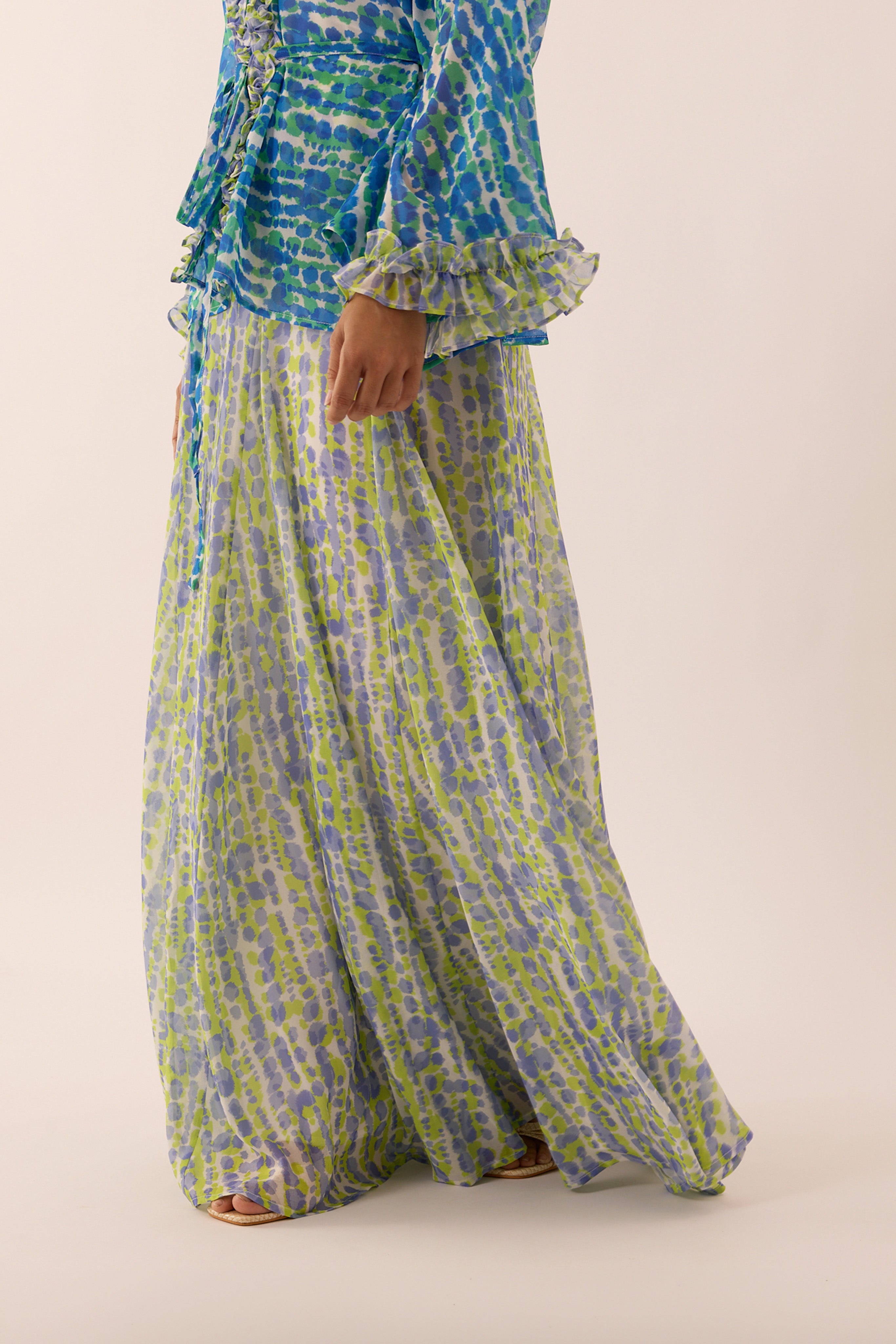 MOSAIC Flowy Skirt in Glade