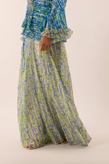 MOSAIC Flowy Skirt in Glade