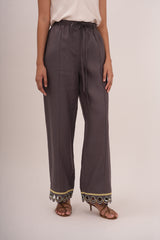 WANDER Linen Pants in Oslo Grey