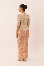 TROVE Linen Kebaya Set in Haven