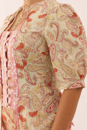 TROVE Linen Kebaya Set in Haven